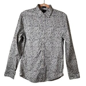 J.Crew Flex Washed Slim Untucked Shirt Mens S Floral Preppy Botanical